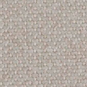 Beige woven fabric texture displaying a simple grid pattern with a nubby surface and matte yarn finish, suggesting durability.